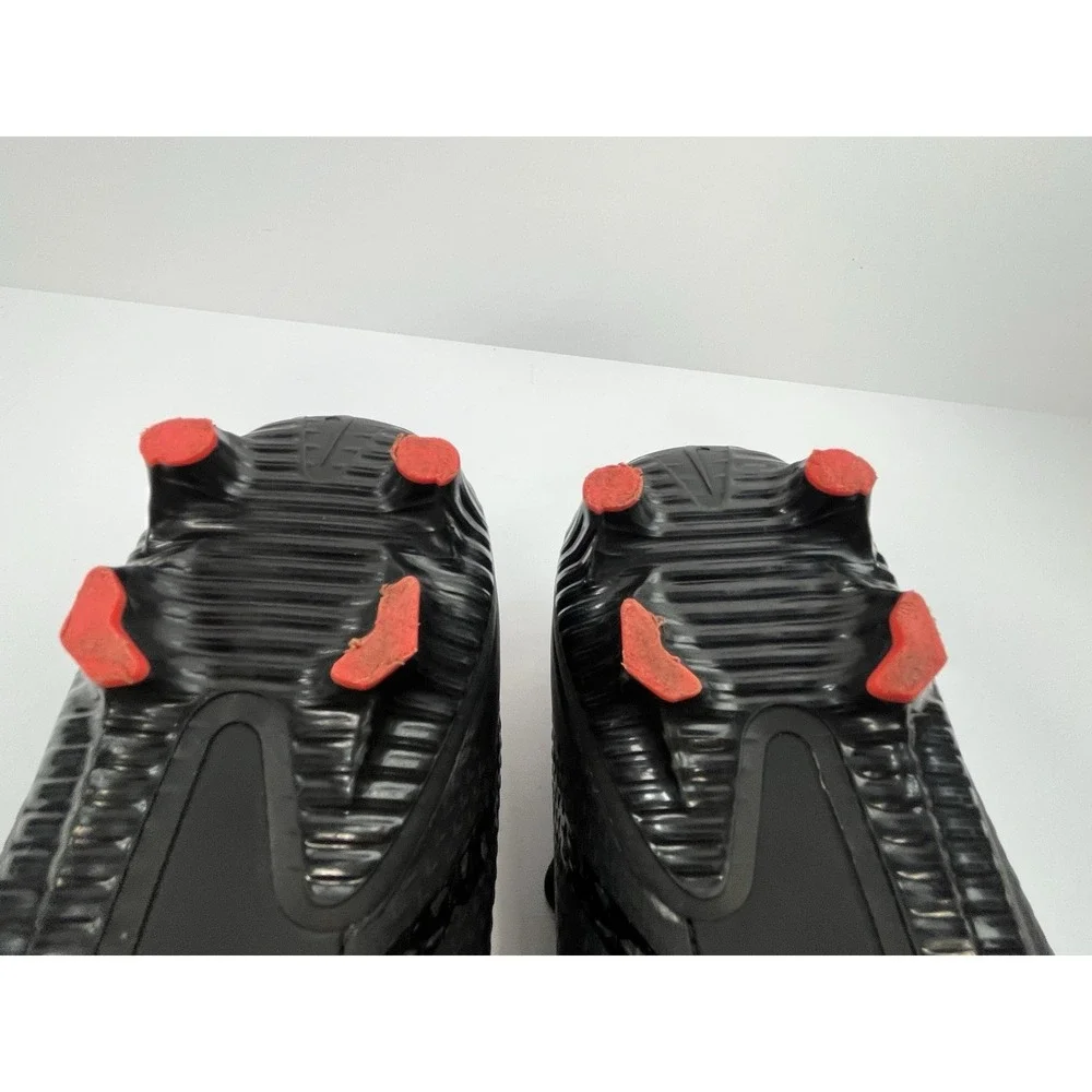 NIKE Phantom GT2 Men's Size 13 Academy FG/MG Shoes Black Smoke Grey Red Athletic